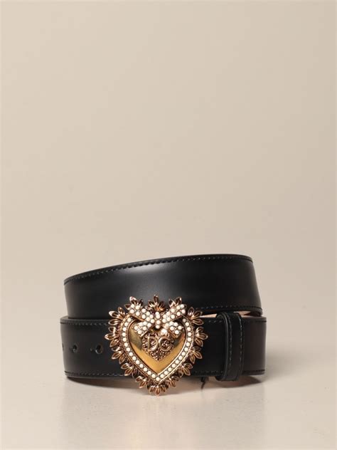 dolce gabbana heart belt|dolce gabbana belt women.